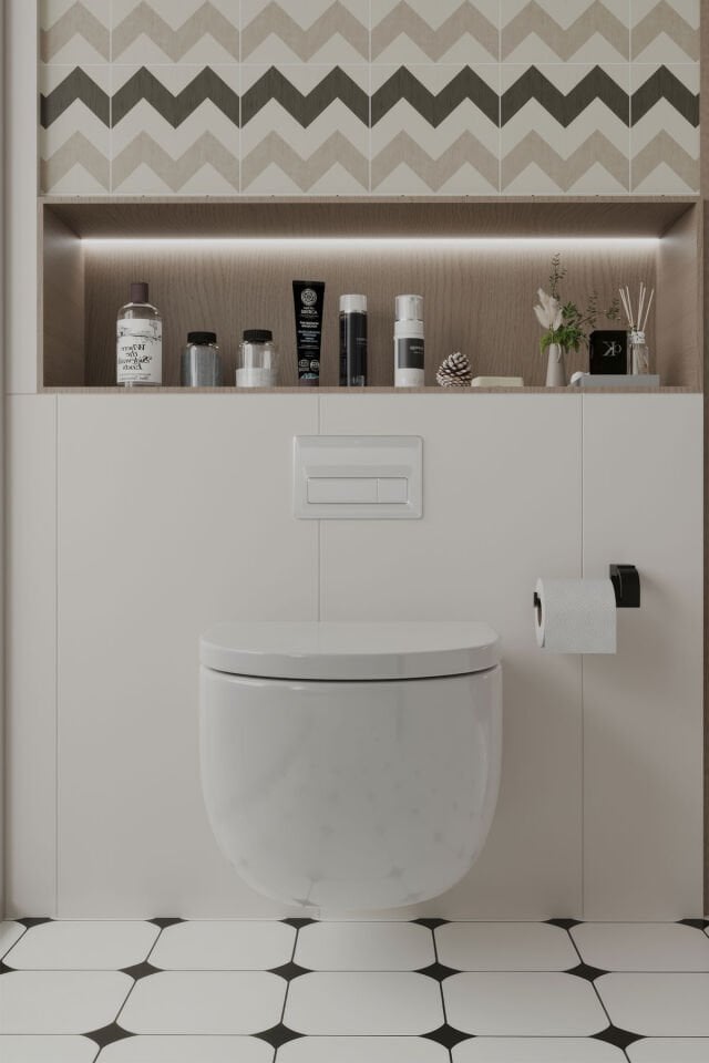 TUVALET KAĞITLIGI - SİYAH