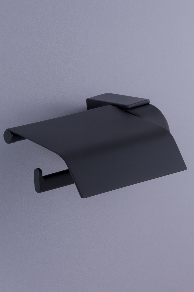 KAPAKLI TUVALET KAĞITLIGI - SİYAH