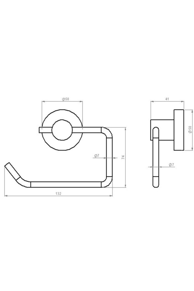 TUVALET KAĞITLIGI - KROM