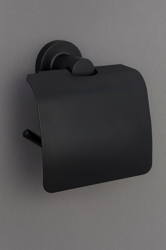 KAPAKLI TUVALET KAĞITLIGI - SİYAH