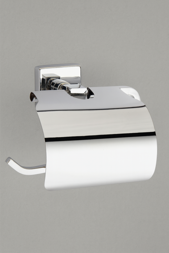 KAPAKLI TUVALET KAĞITLIGI - KROM