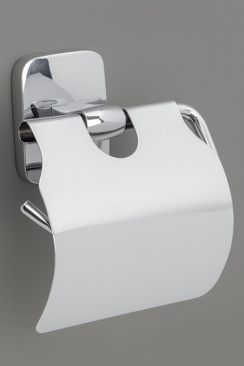 KAPAKLI TUVALET KAĞITLIGI - KROM