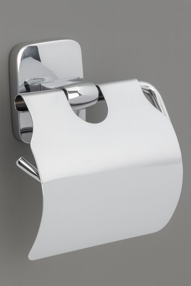 KAPAKLI TUVALET KAĞITLIGI - KROM