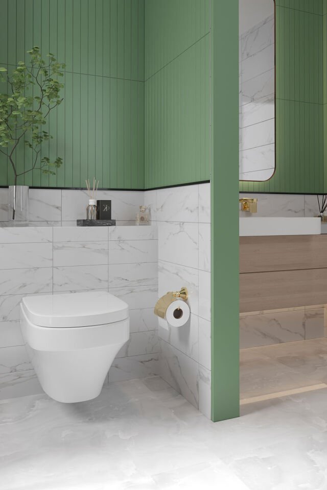 KAPAKLI TUVALET KAĞITLIGI - GOLD