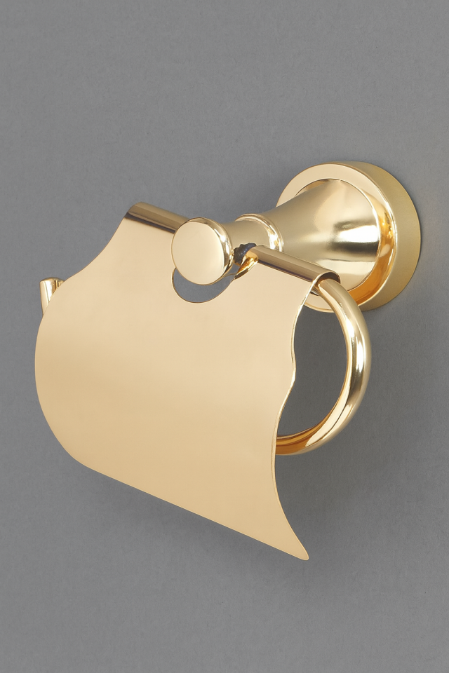 KAPAKLI TUVALET KAĞITLIGI - GOLD