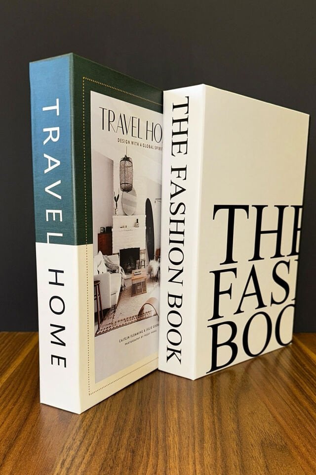 DEKORATİF KİTAP KUTU 2'Lİ TRAVEL HOME