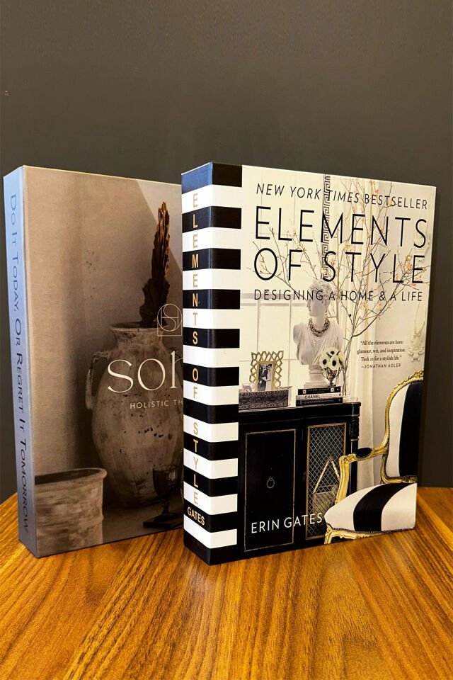 DEKORATİF KİTAP KUTU 2'Lİ