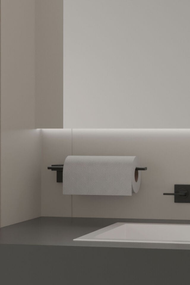 BANYO AKSESUARI SETİ SİYAH 4'lü