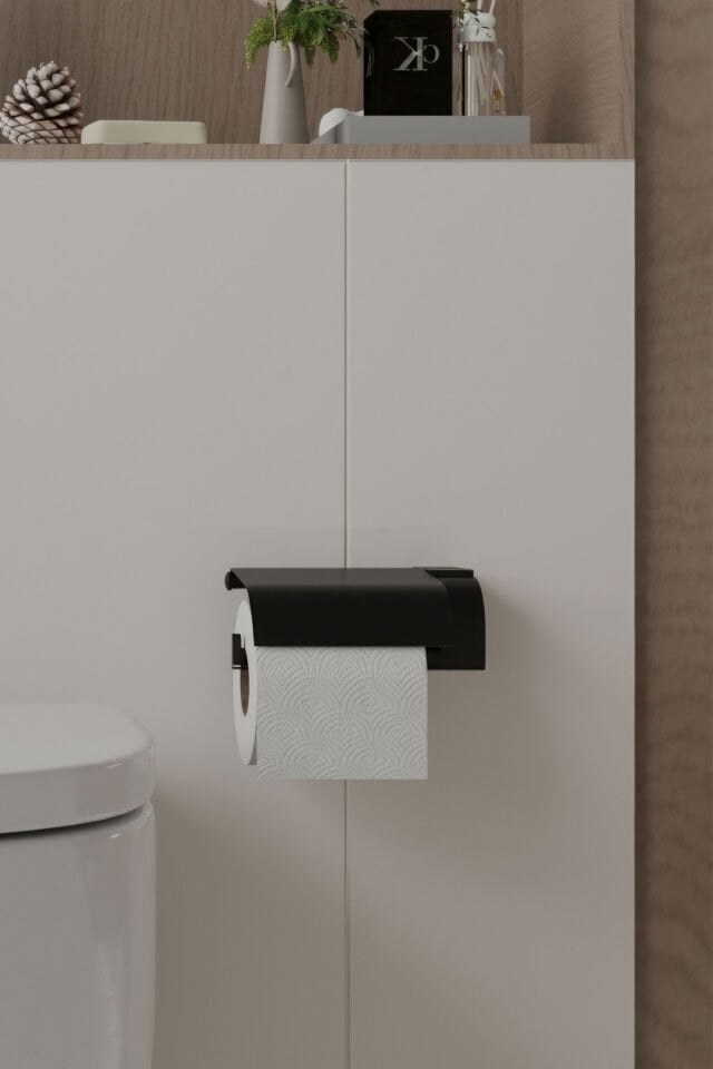 BANYO AKSESUARI SETİ SİYAH 4'lü