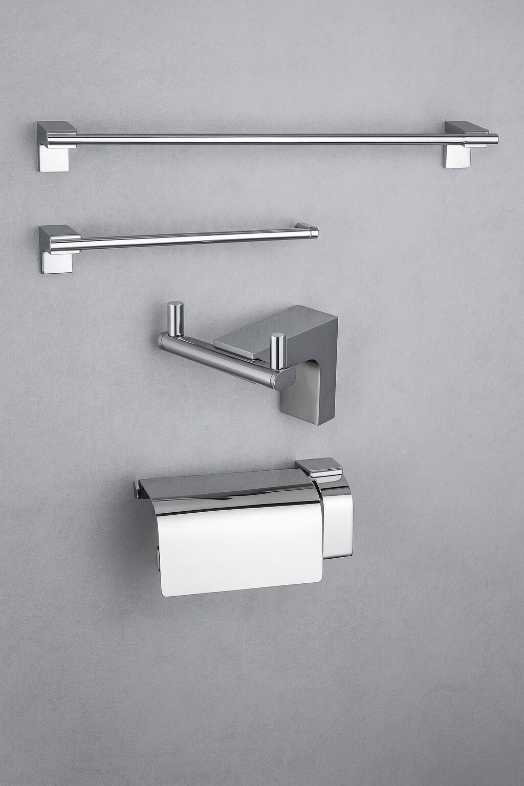 BANYO AKSESUARI SETİ KROM 4'lü