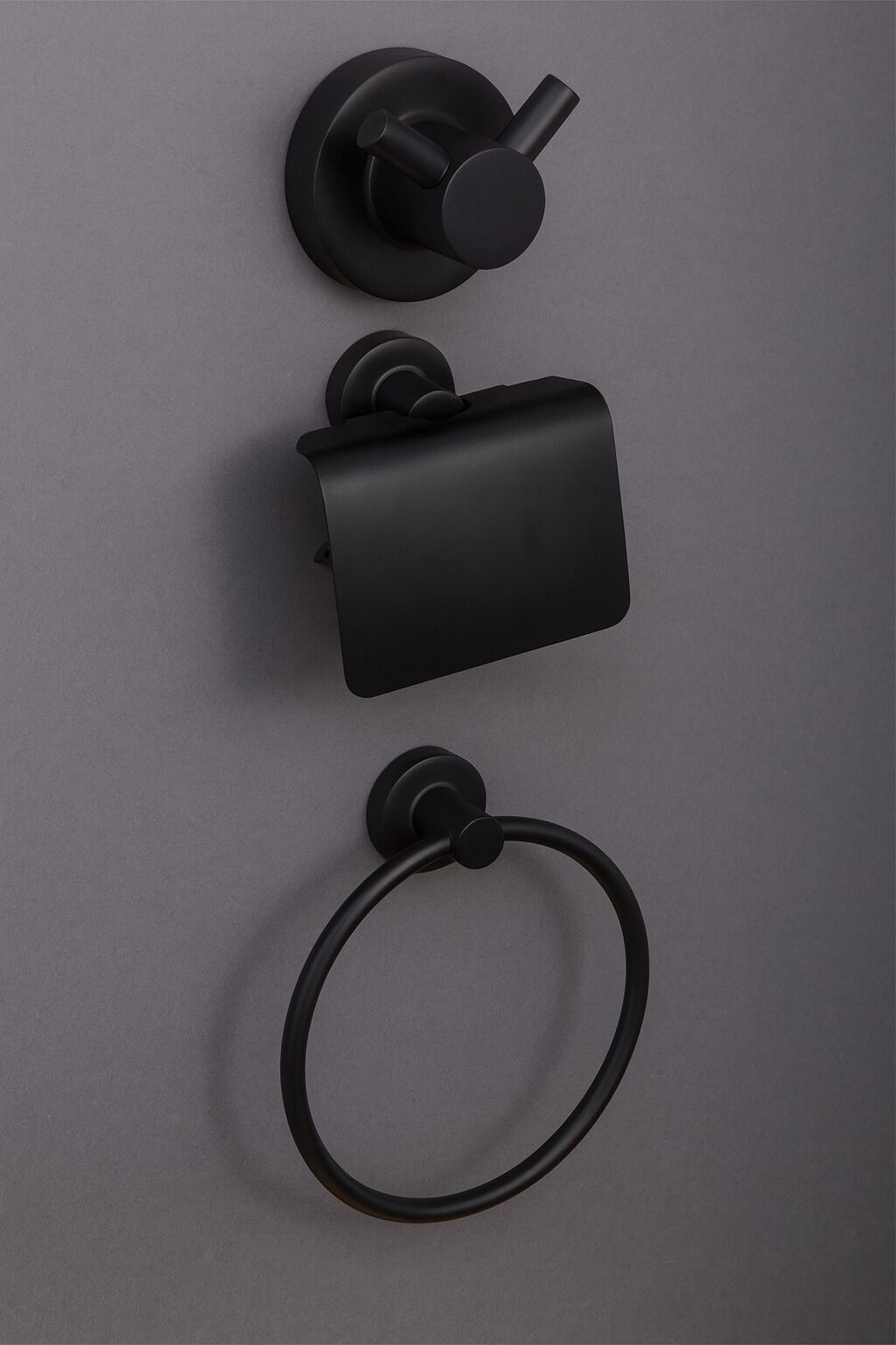 BANYO AKSESUARI SETİ 3'lü  SİYAH