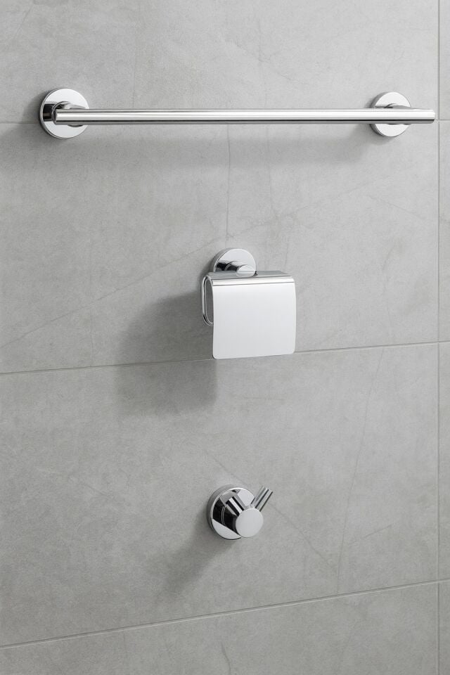 BANYO AKSESUARI SETİ  KROM 3'lü