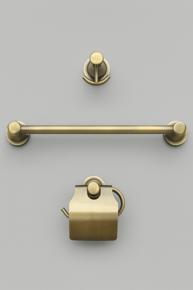 BANYO AKSESUARI SETİ  ANTİK 3'lü