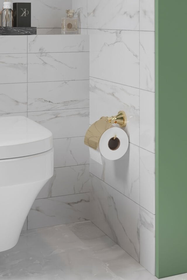 BANYO AKSESUARI SETİ  GOLD 3'lü