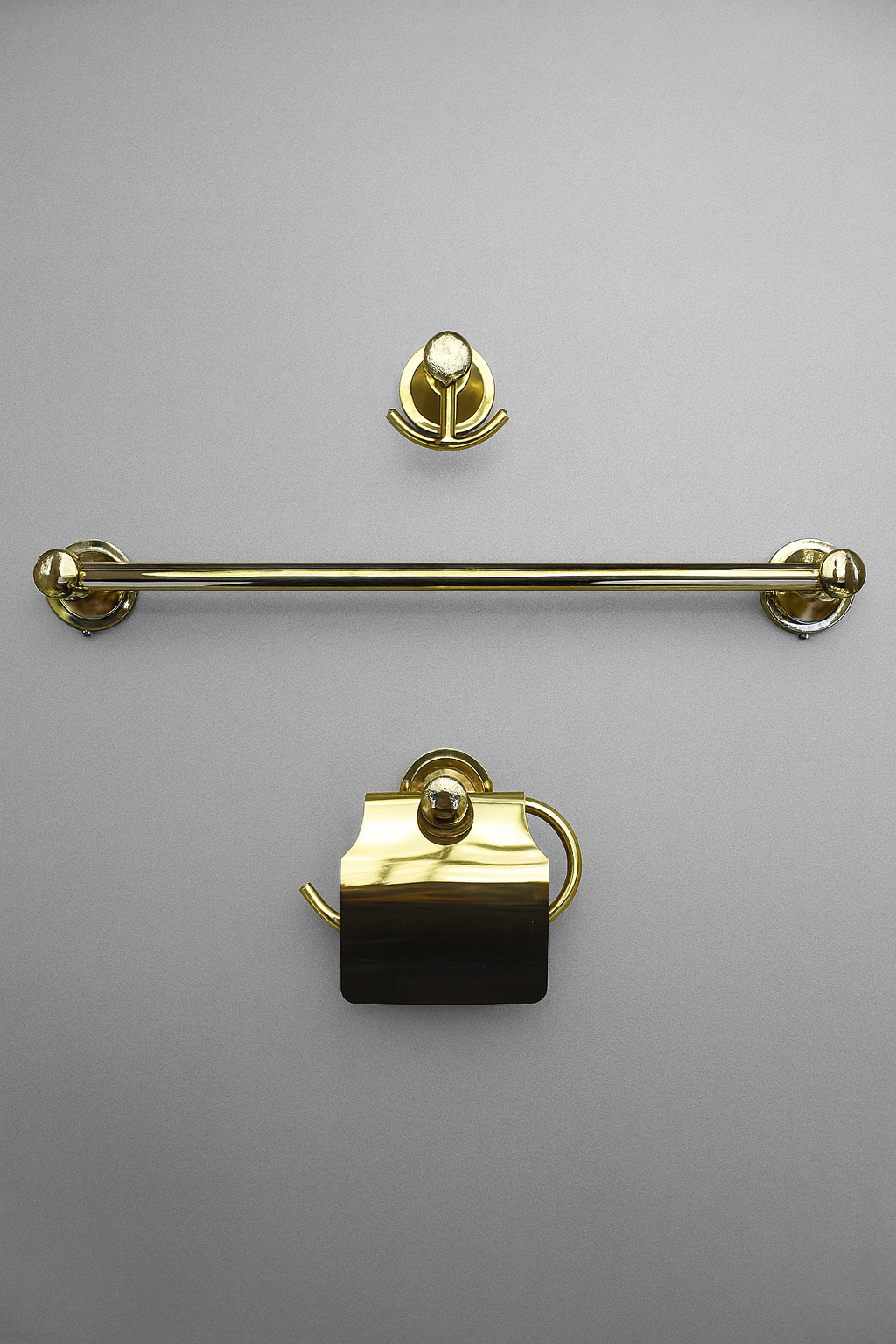 BANYO AKSESUARI SETİ  GOLD 3'lü