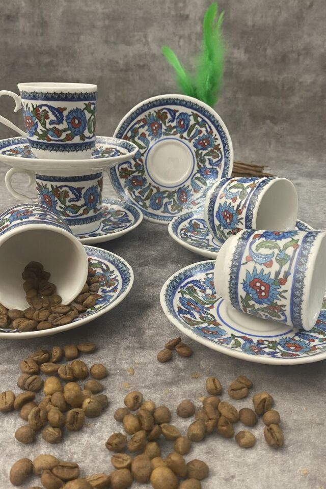 Türk Kahvesi Fincan Takımı 12 parca