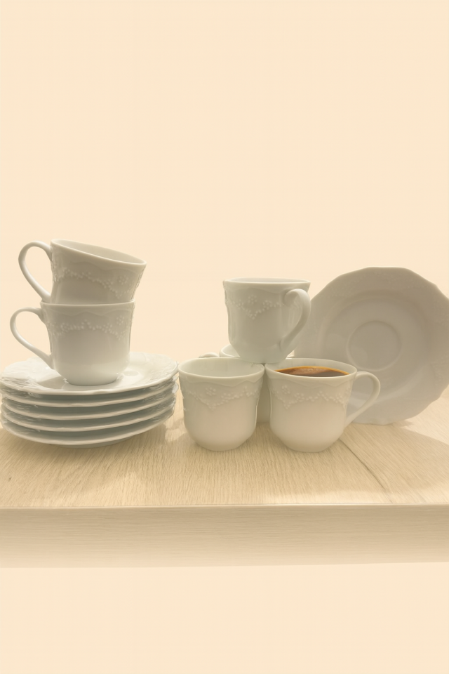 Türk Kahvesi Fincan Takımı 12 parca