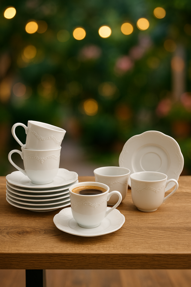 Türk Kahvesi Fincan Takımı 12 parca