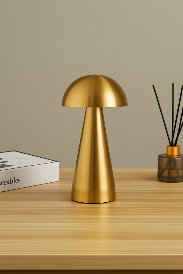 DEKORATİF DOKUNMATİK MASA LAMBASI (METAL)