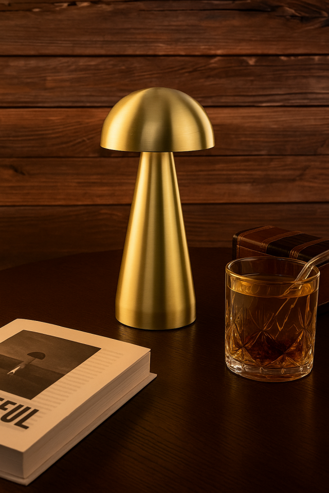 DEKORATİF DOKUNMATİK MASA LAMBASI (METAL)