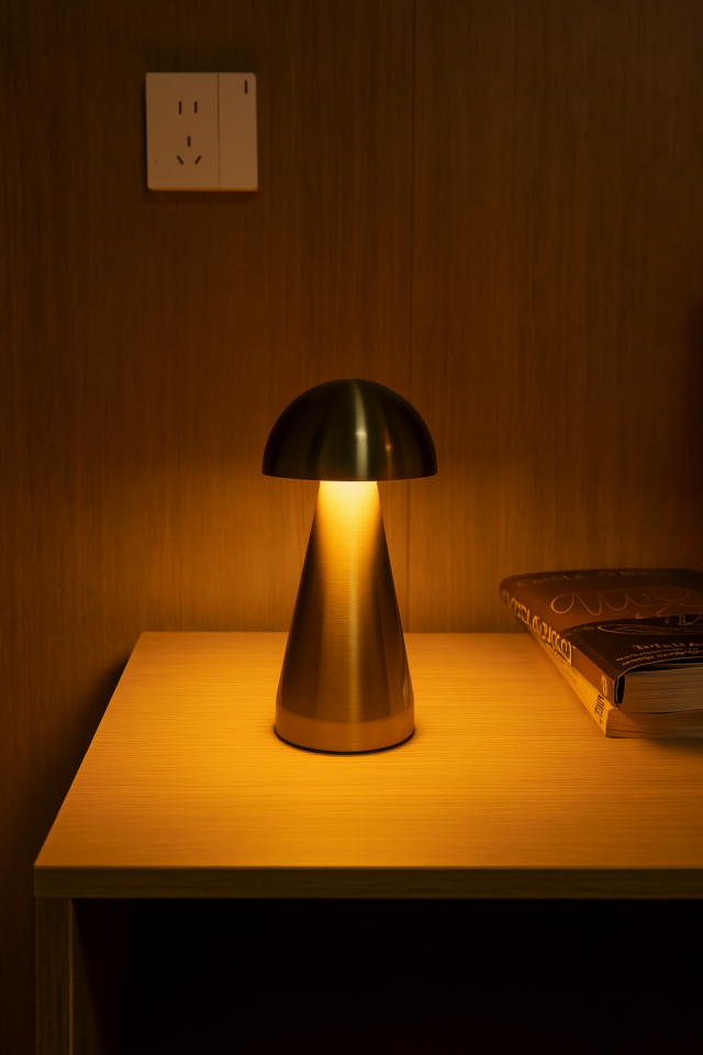 DEKORATİF DOKUNMATİK MASA LAMBASI (METAL)