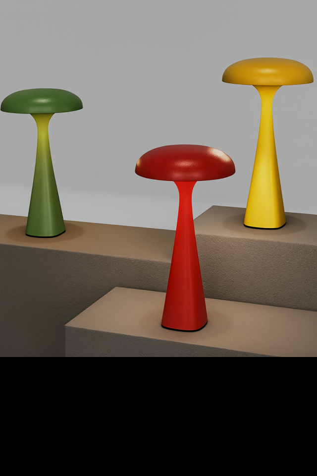 DEKORATİF DOKUNMATİK MASA LAMBASI (ABS Gövde)