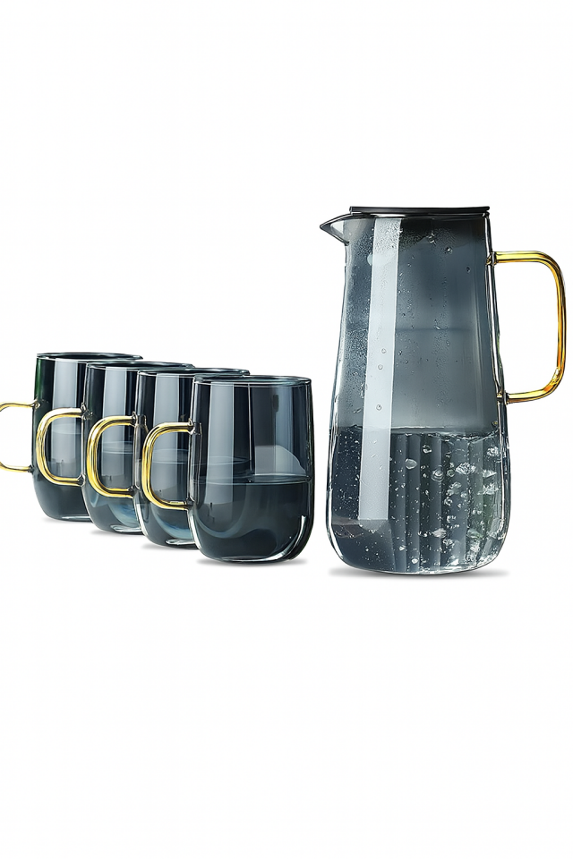 ISIYA DAYANIKLI CAM SU TAKIMI 4+1 SET