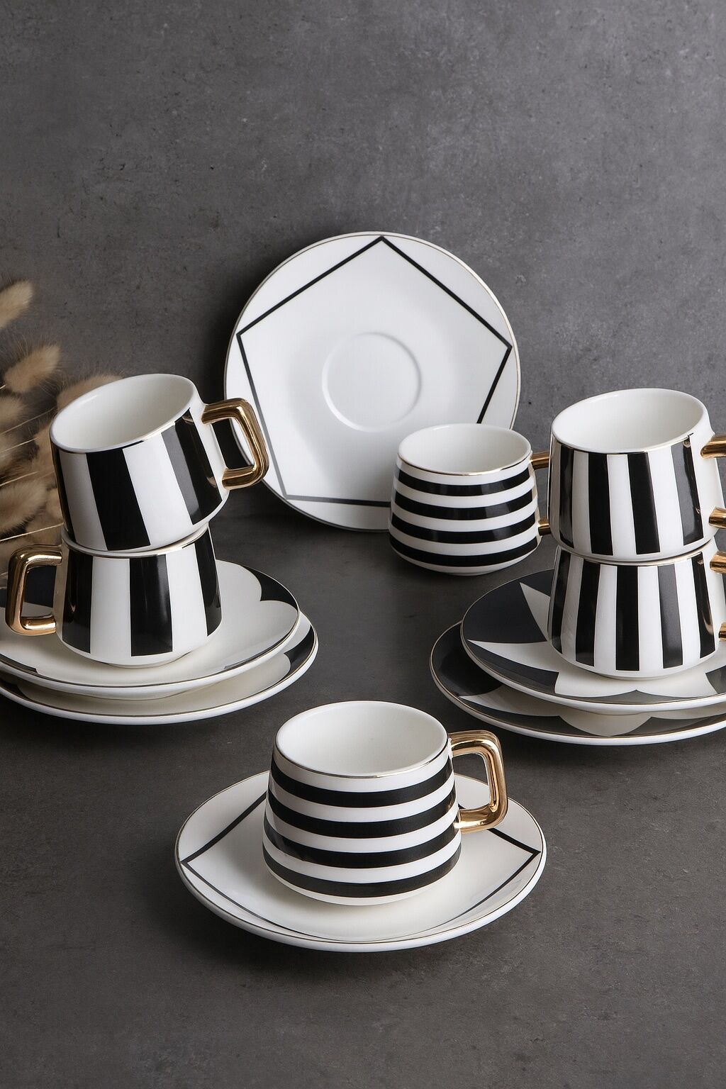 Türk Kahvesi Fincan Takımı 12 parca