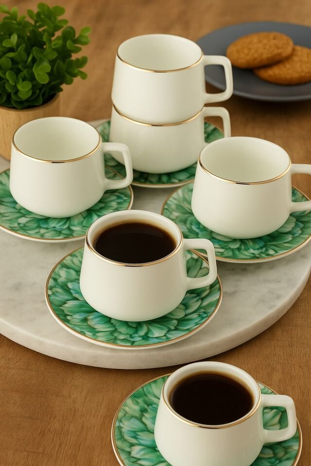 Türk Kahvesi Fincan Takımı 12 parca